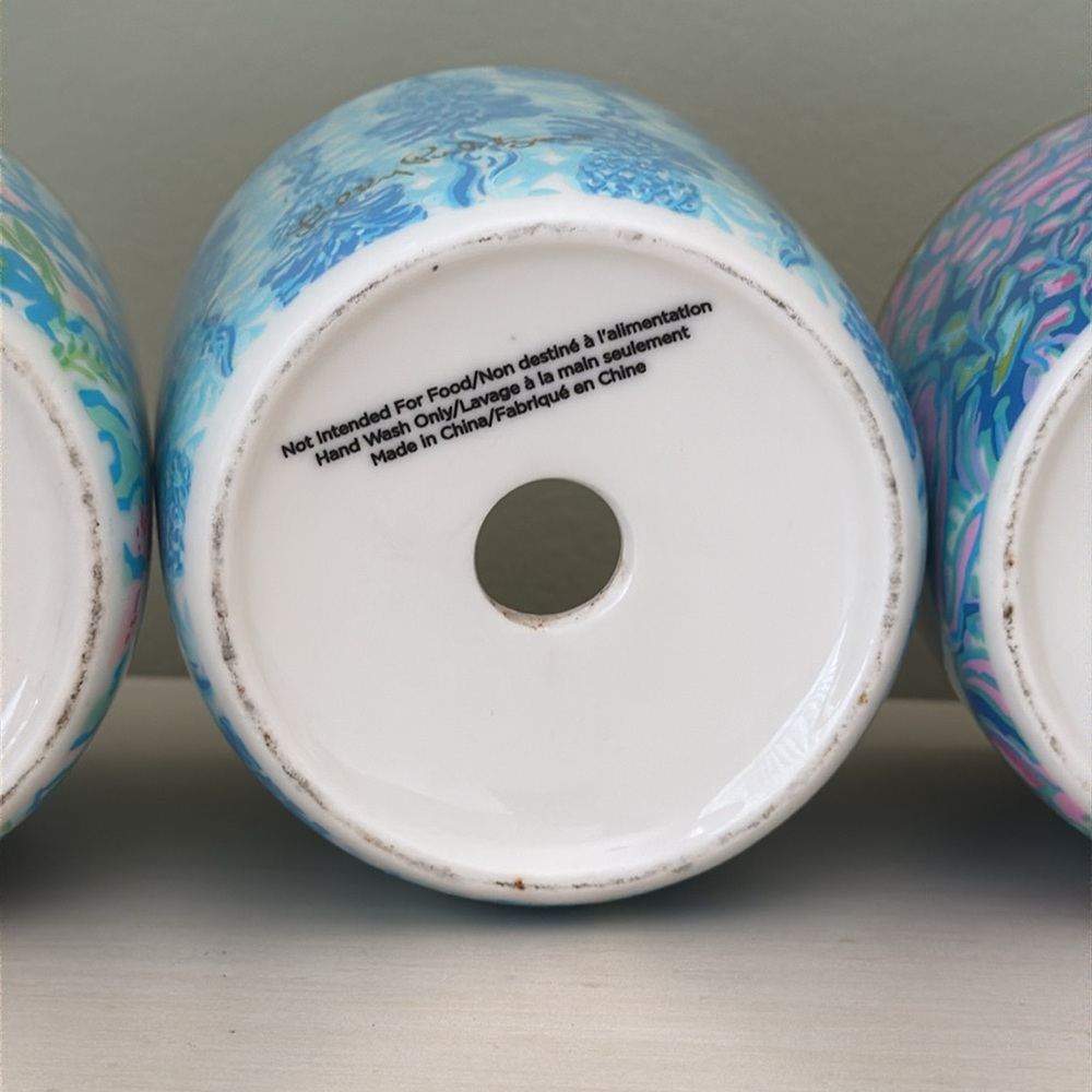 Lilly Pulitzer Planter Set of 3 - Picture 8 of 10